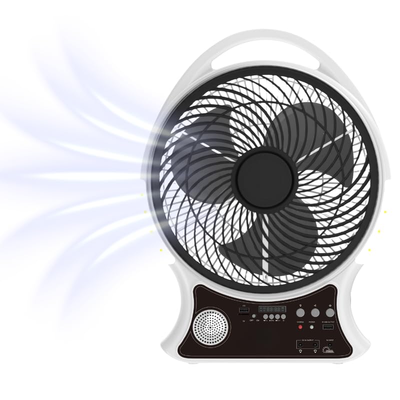 Abanico Recargable 14" Solar